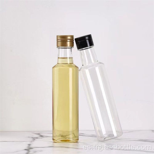 botella de aceite de oliva redonda de 250 ml al por mayor